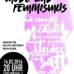 Plakat Mode & Feminismus