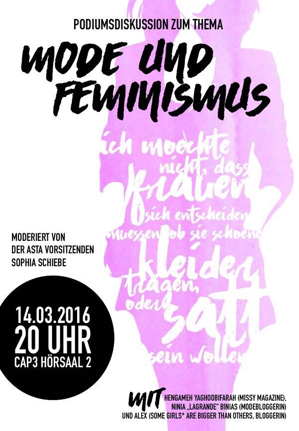 Plakat Mode & Feminismus