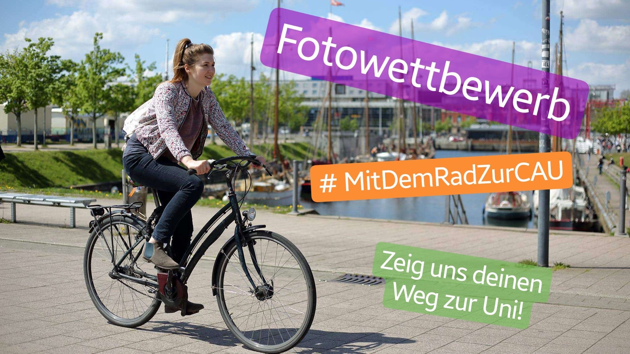 #mitdemRadzurCAU – Fahrrad-Mitmach-Aktion