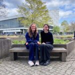 Projektstelle Studierendenhaus: Verena und Klara (von links nach rechts)