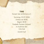 Veranstaltungsbild: Chorkonzert: Time