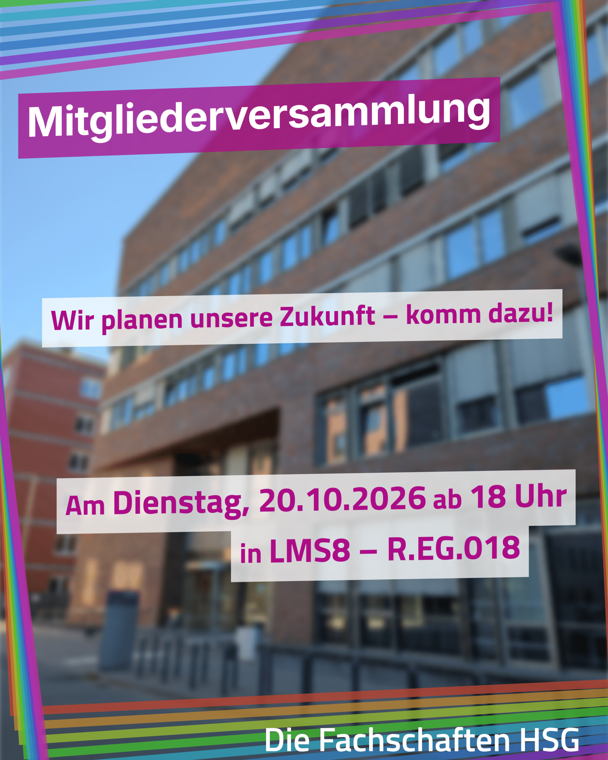 Veranstaltungsbild: Mitgliederversammlung (offen für alle)